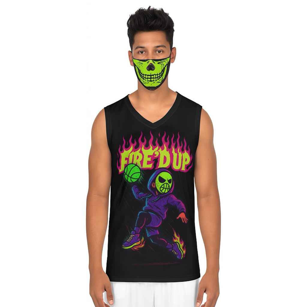 Basketball FIRE'D UP Kreepy Kyds Jersey