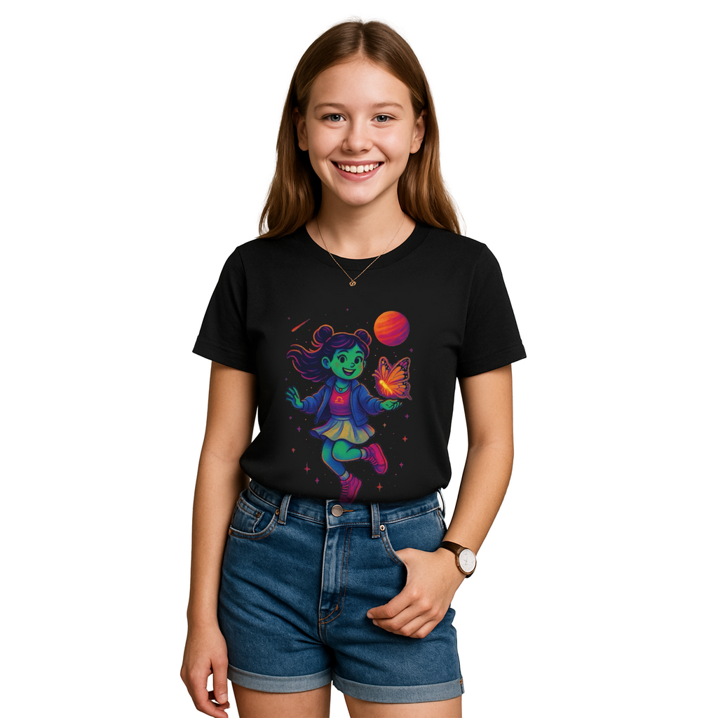 Libra Zodiac Girl Youth T-Shirt