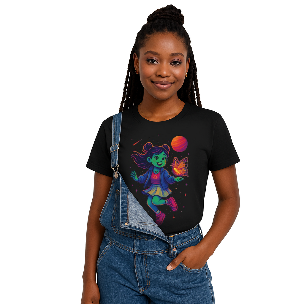 Libra Zodiac Girl Youth T-Shirt