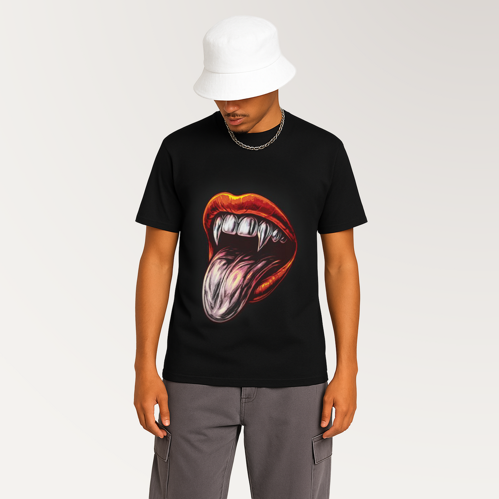 I DONT BITE UNLESS ASKED Graphic Tee