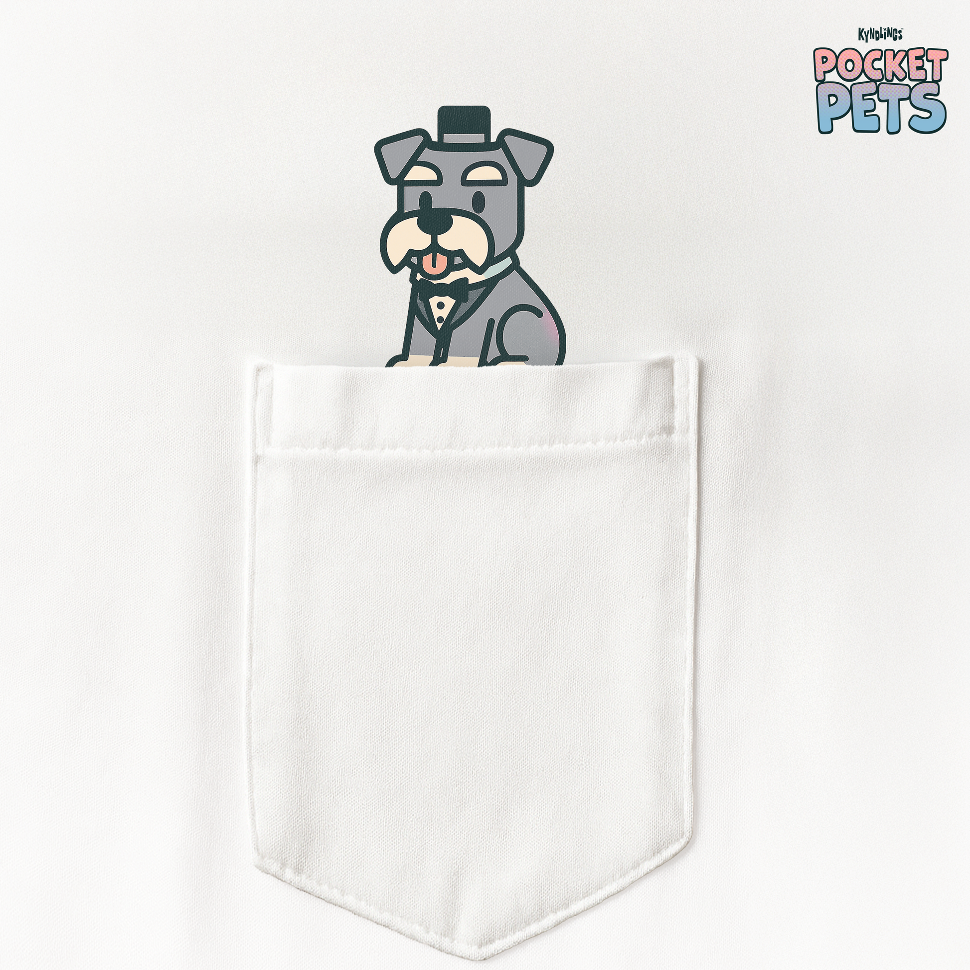 Schnauzer T-Shirt: Pocket Pets By Kyndlings