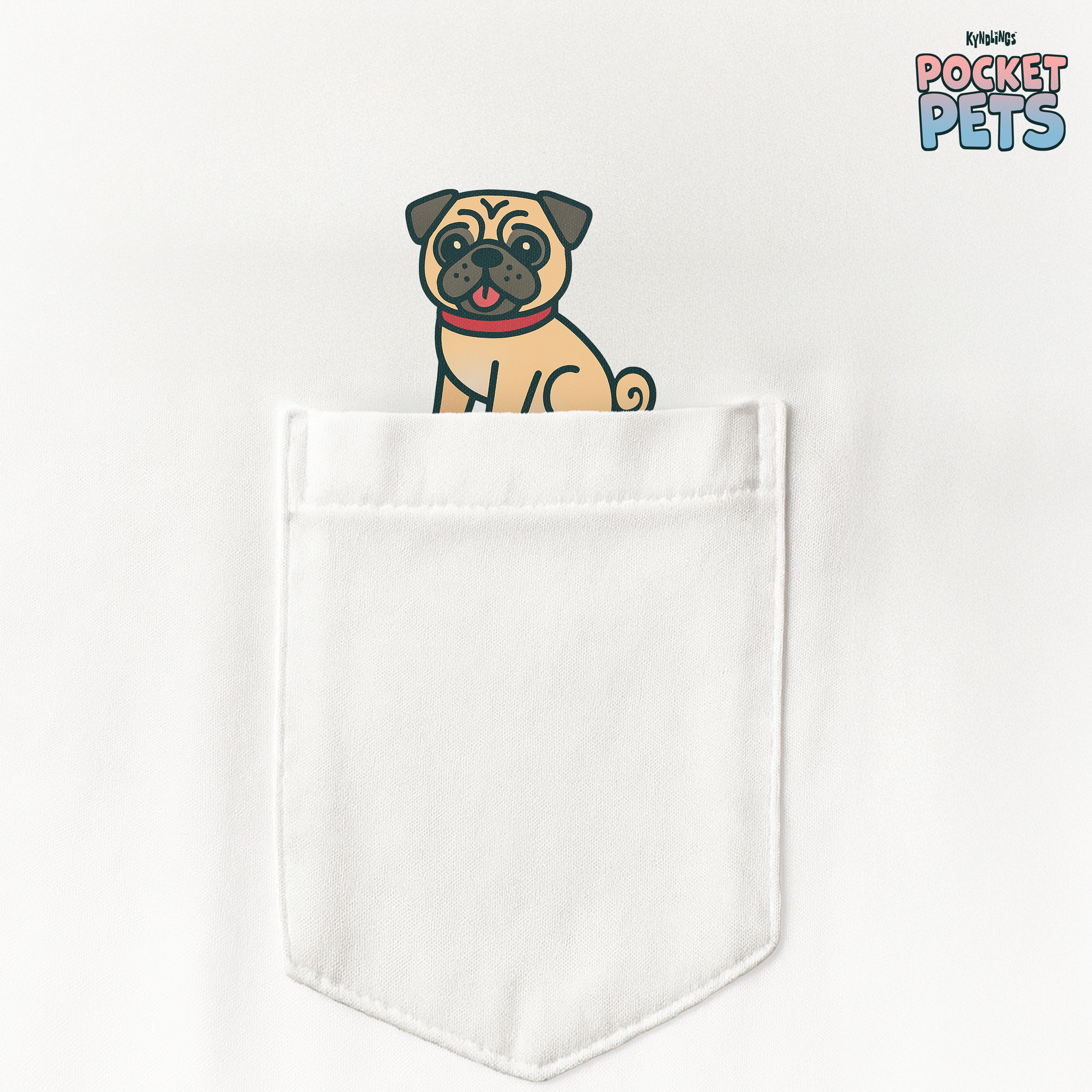Pug T-Shirt: Pocket Pets By Kyndlings