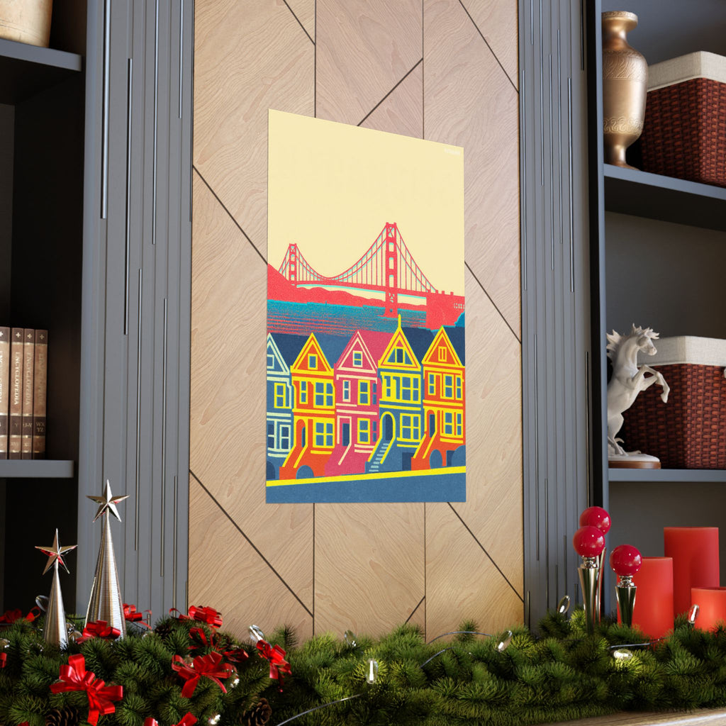 San Francisco Skyline Poster Minimal Poster