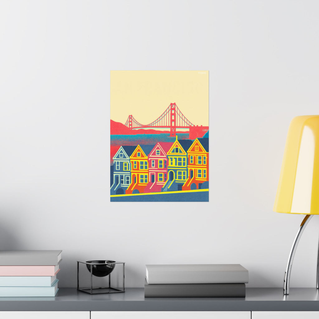 San Francisco Skyline Poster Minimal Poster