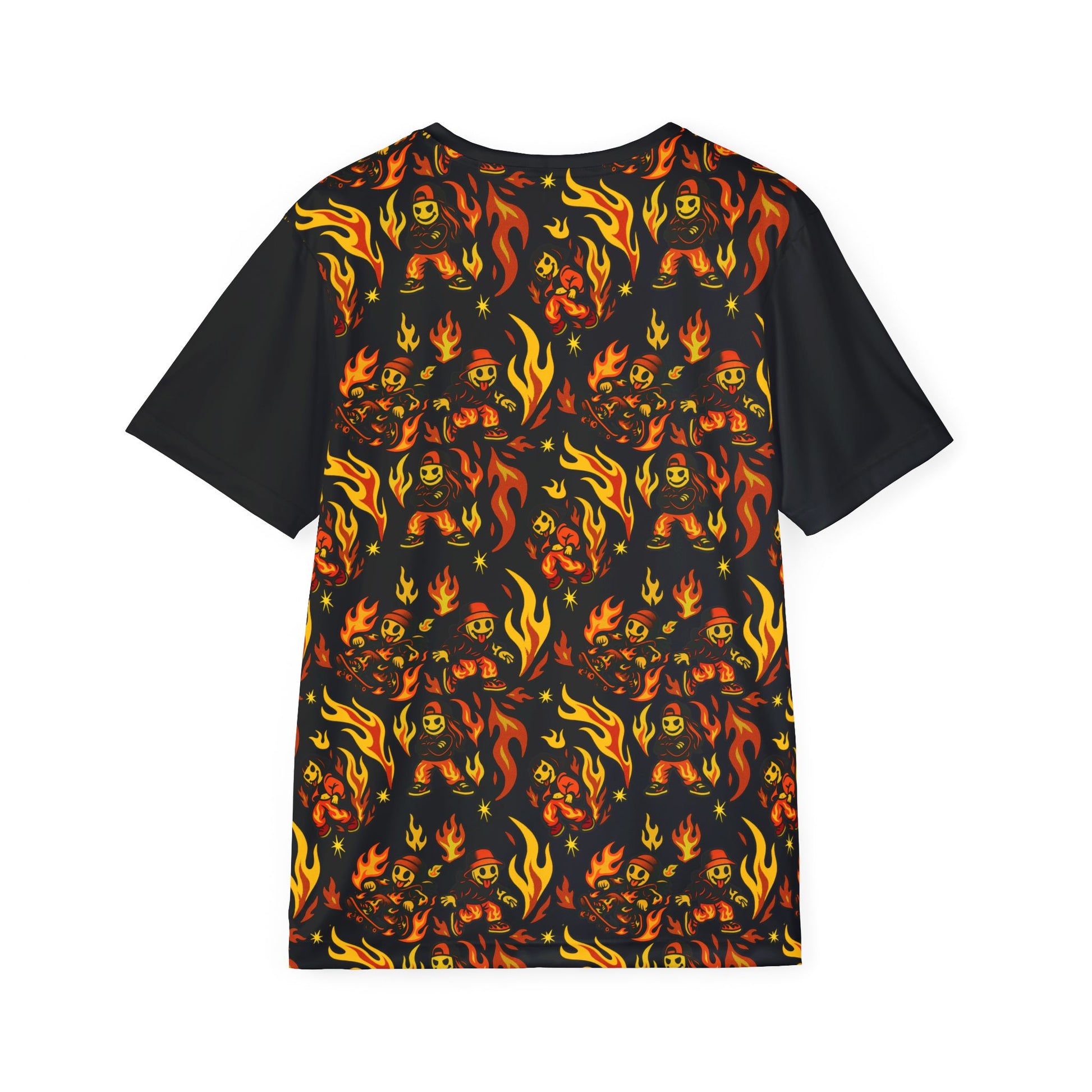 Men's FLAME Sports Jersey : Kreepy Kyds Pattern