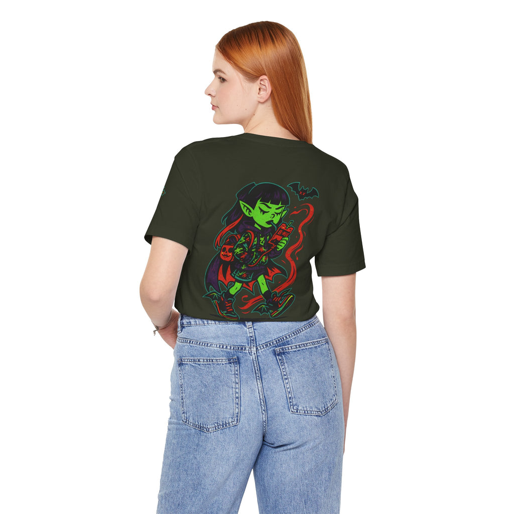 BAD BLOOD Vampire Girl Graphic Tee
