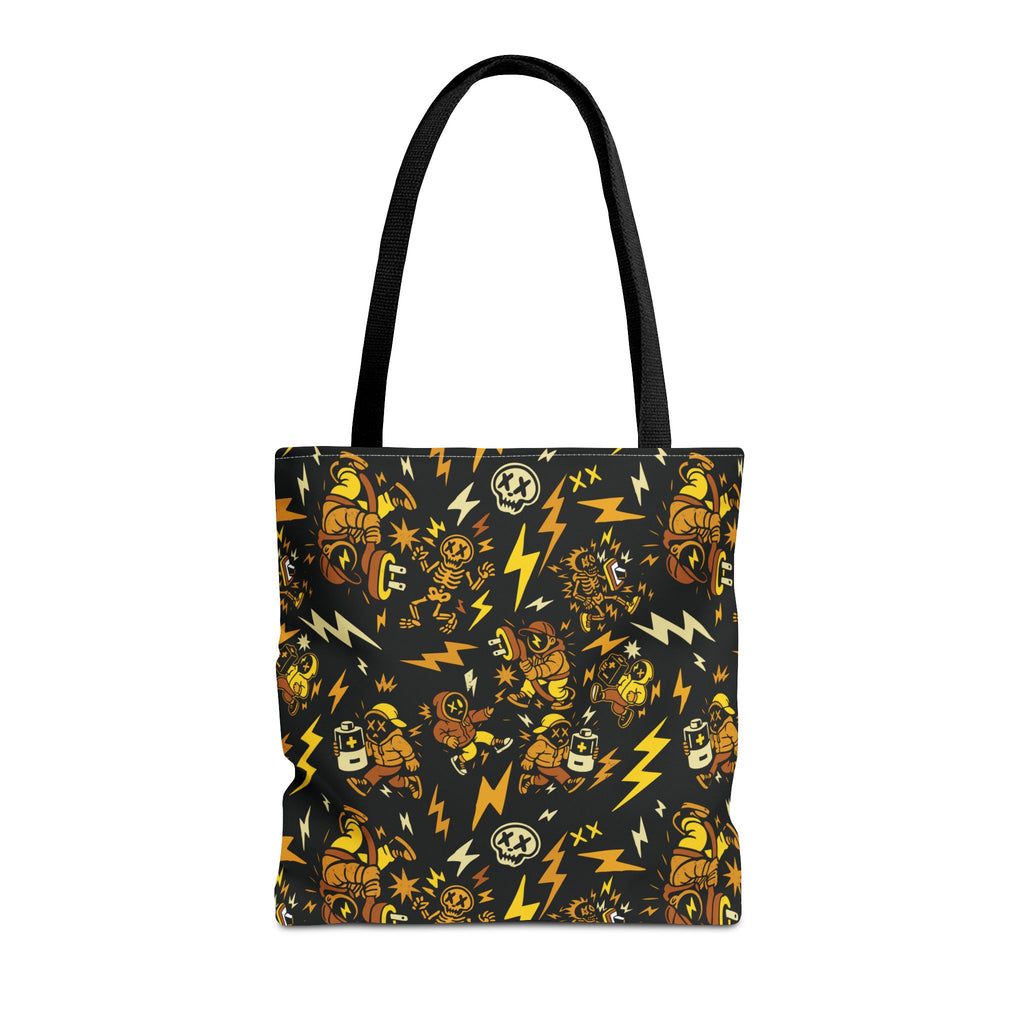 Electric Kreepy Kyds Pattern Tote Bag