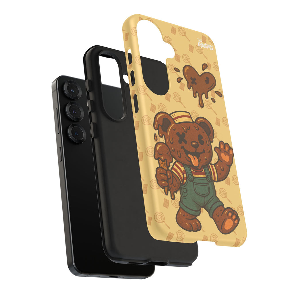 ChocoBear Phone Case - Melting Chocolate Bear Design for iPhone, Samsung Galaxy, and Google Pixel