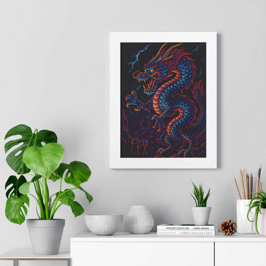 Bold Dragon Framed Poster