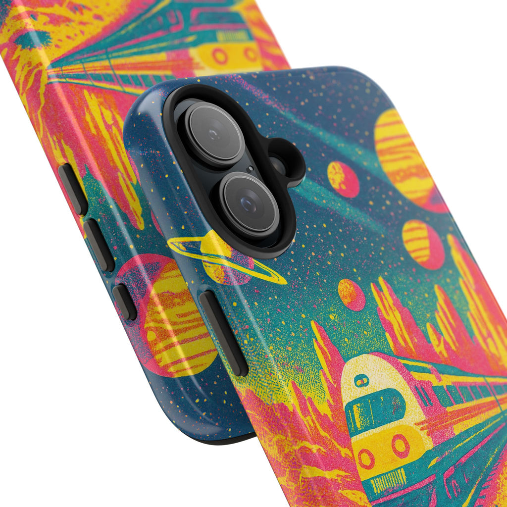 Canyons of Mars Phone Case : VINTAGEGRAPH Collection
