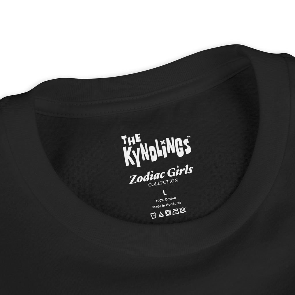 Sagittarius Zodiac Girl Youth T-Shirt | Astrology Gift for Kids | Cute Zodiac Sign Tee