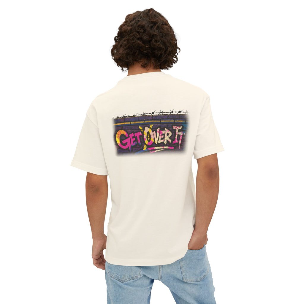 “Get Over It” Jump Shirt Oversized Boxy Tee