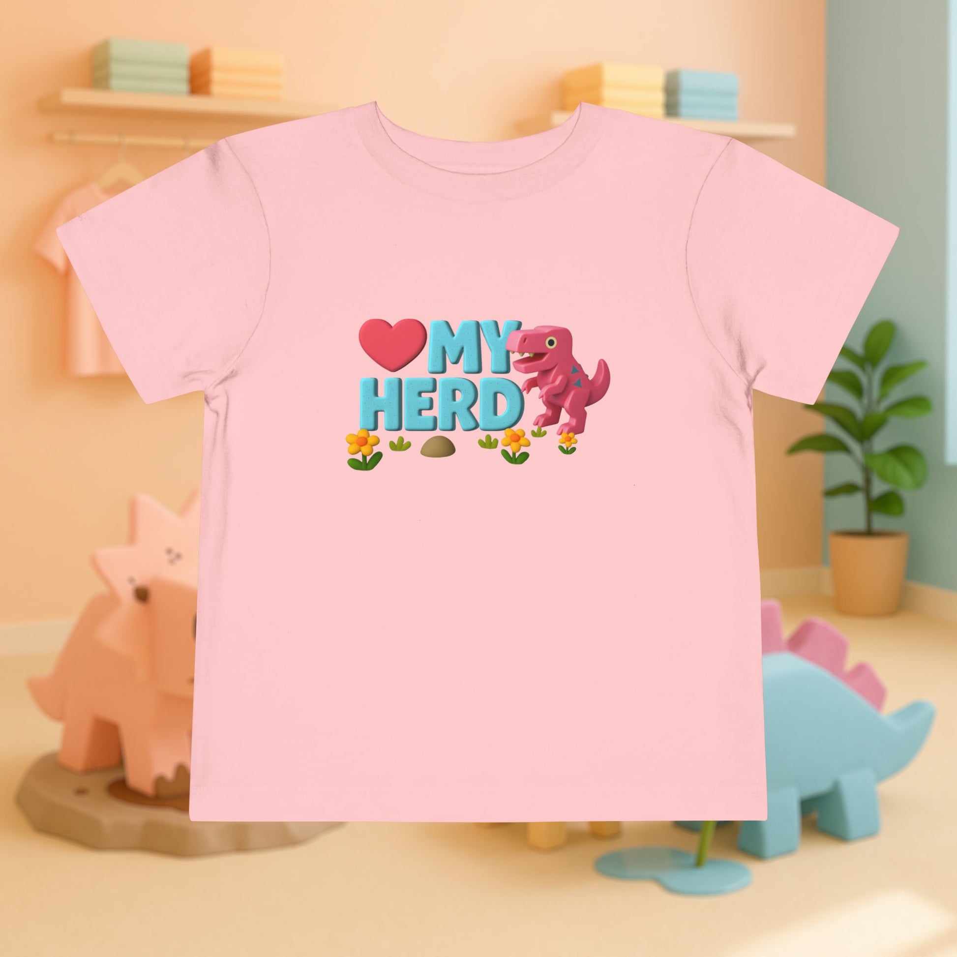 LOVE My Herd - Double-sided Toddler Dinosaur Tee