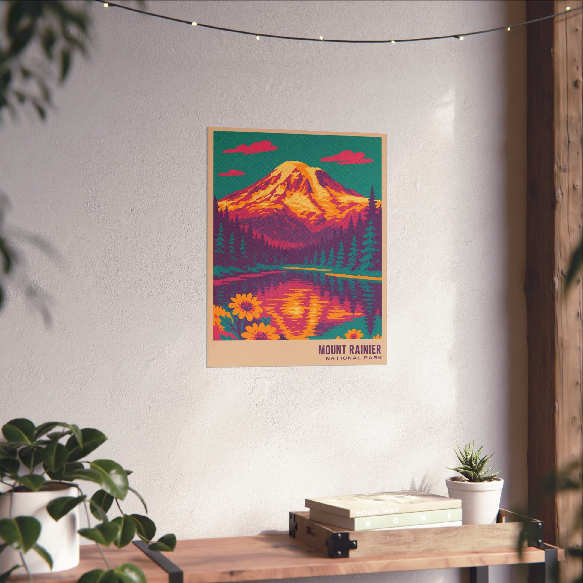 Mount Rainier National Park Poster : VINTAGEGRAPH Collection