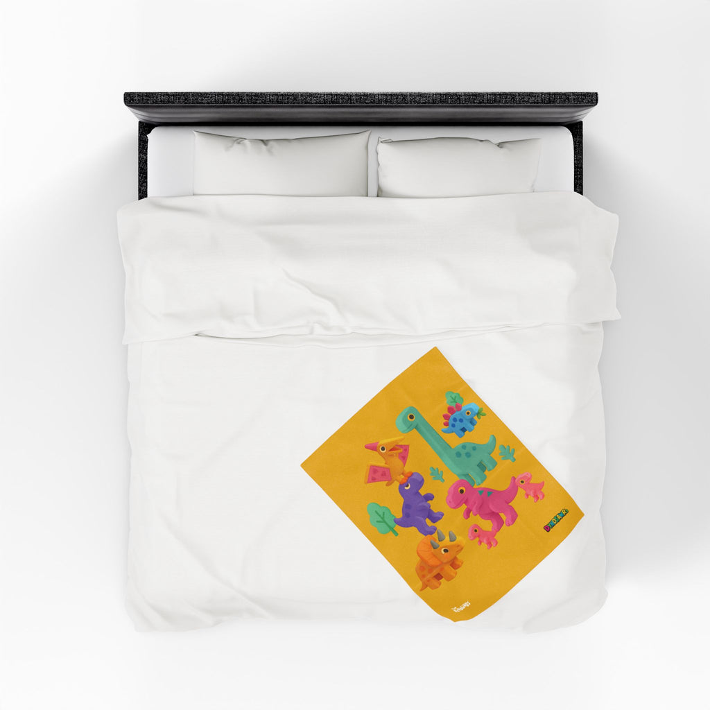 DYNOSAWR Velveteen Plush Blanket – 3 Sizes and Colors