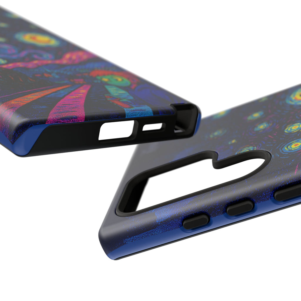 Starry Artist Phone Case | Van Gogh-Inspired Masked Art | Bold Indie Aesthetic Cover for iPhone & Samsung