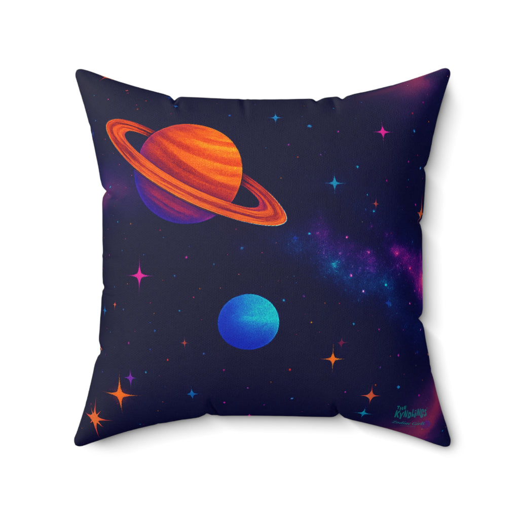 Zodiac Girls: Gemini Sign Pillow - Zodiac Sign Horoscope Character Design Pillow