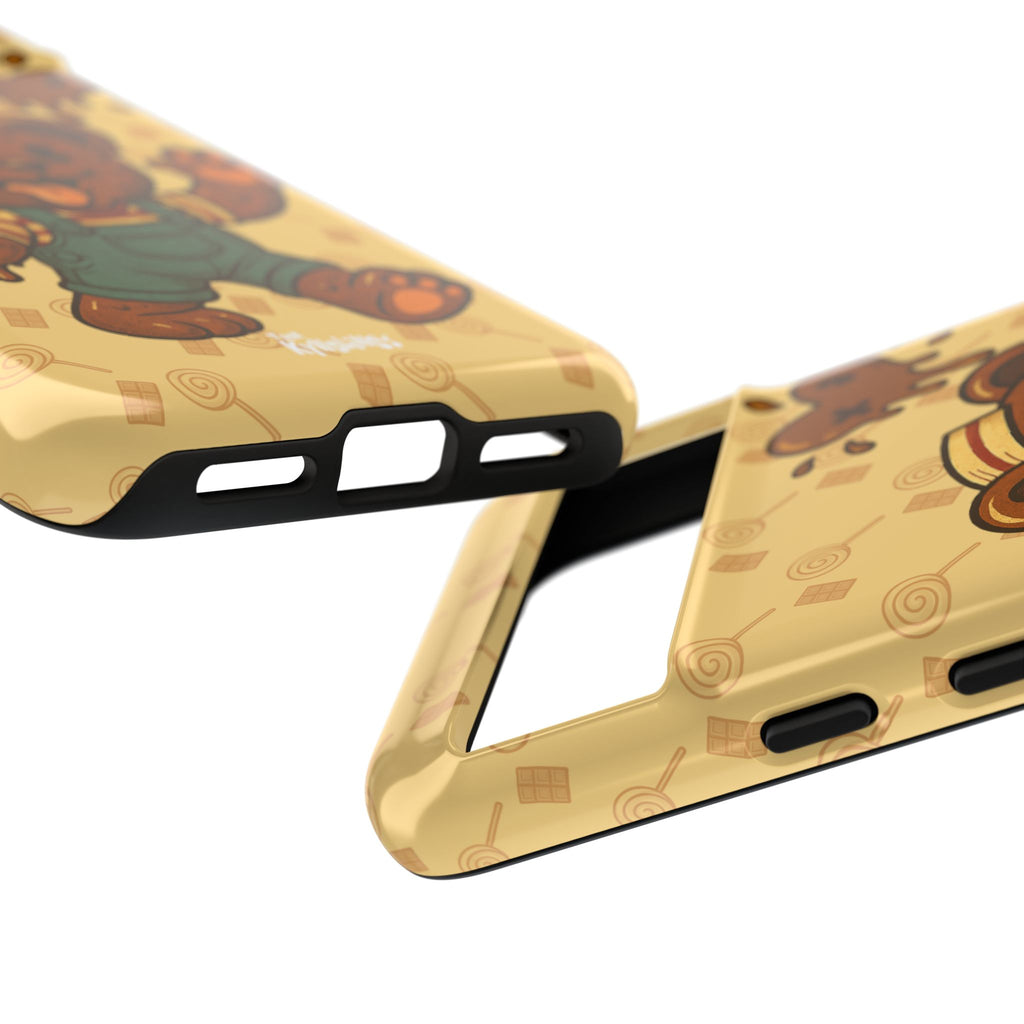 ChocoBear Phone Case - Melting Chocolate Bear Design for iPhone, Samsung Galaxy, and Google Pixel