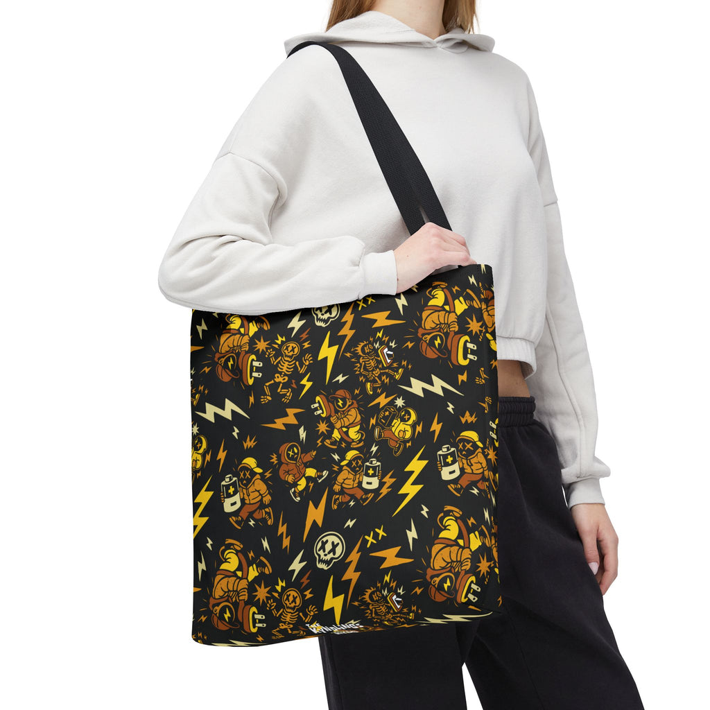 Electric Kreepy Kyds Pattern Tote Bag
