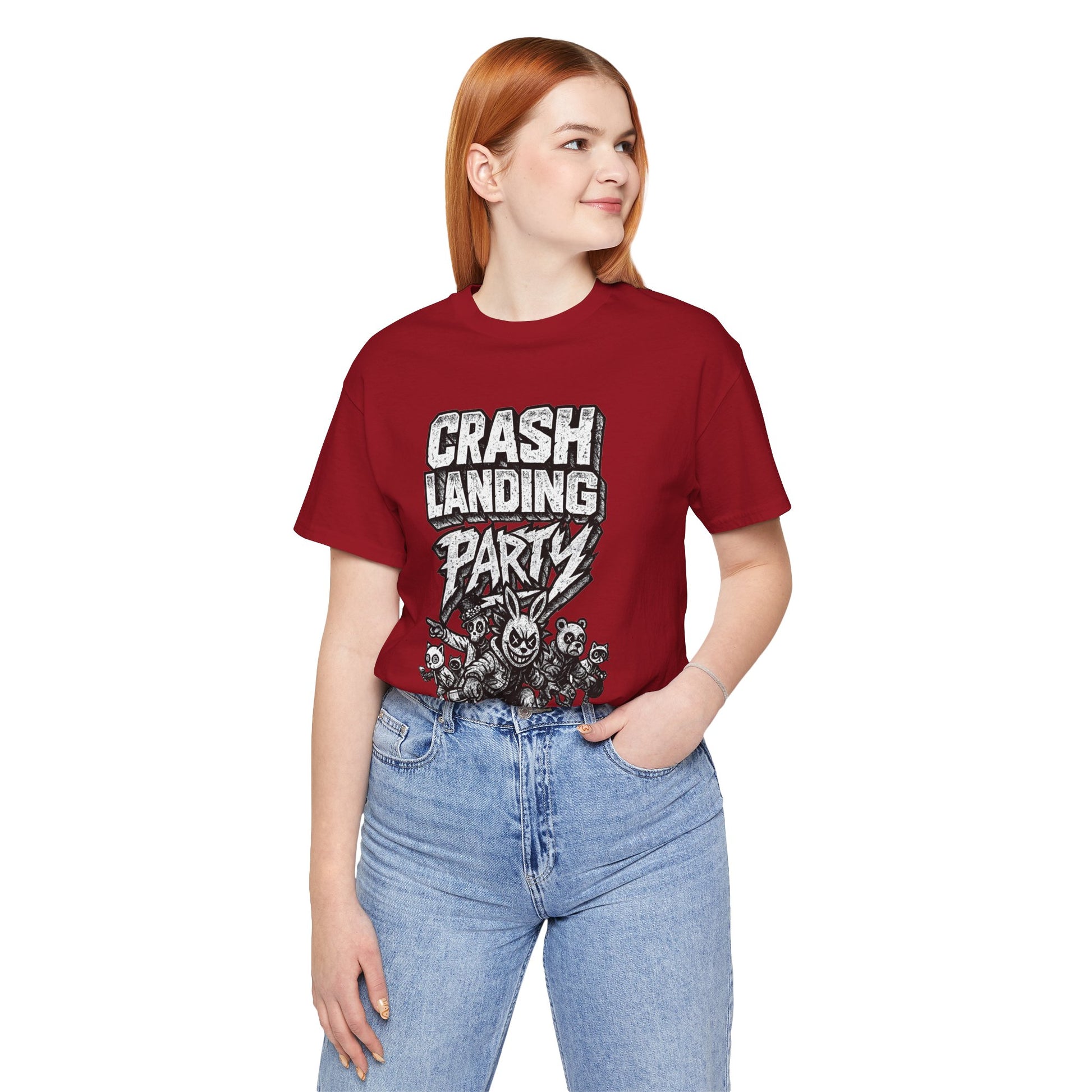 CRASH LANDING PARTY Unisex Tee