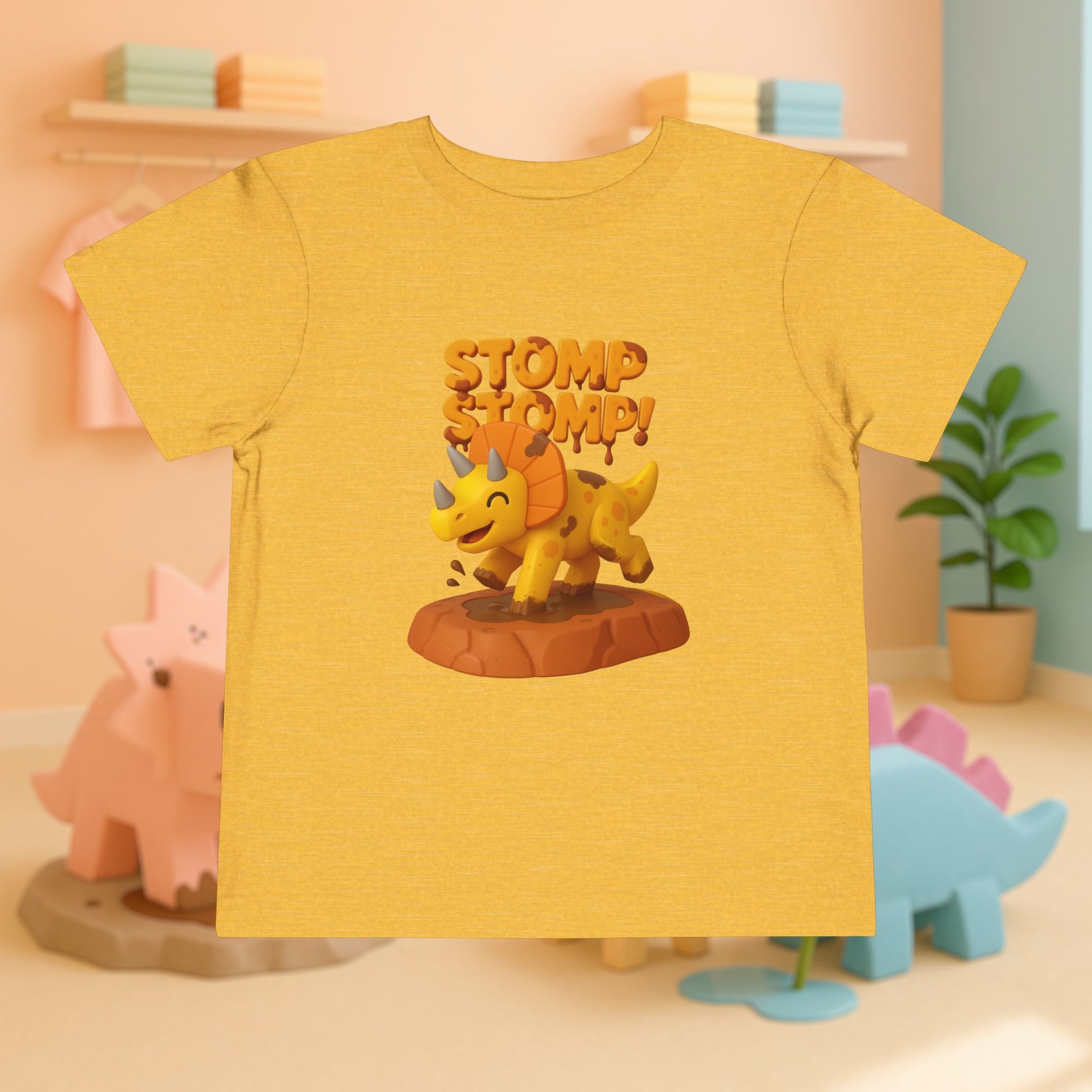 STOMP STOMP! Cera the Triceratops | Toddler Dinosaur Tee