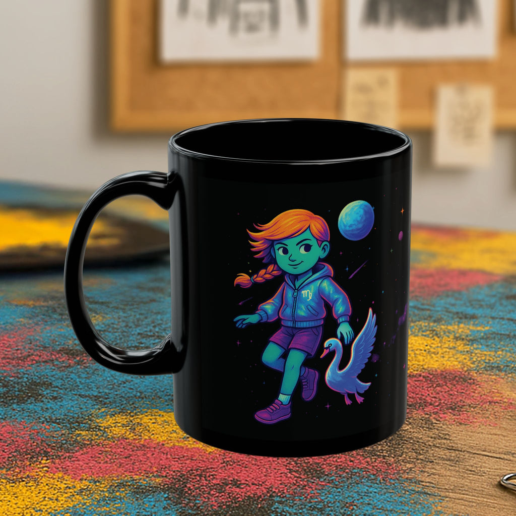 Cosmic Black Mug: Virgo