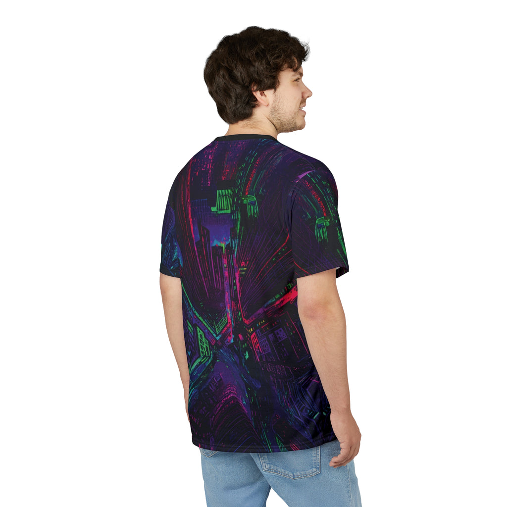 Neon Descent Cyberpunk Tee