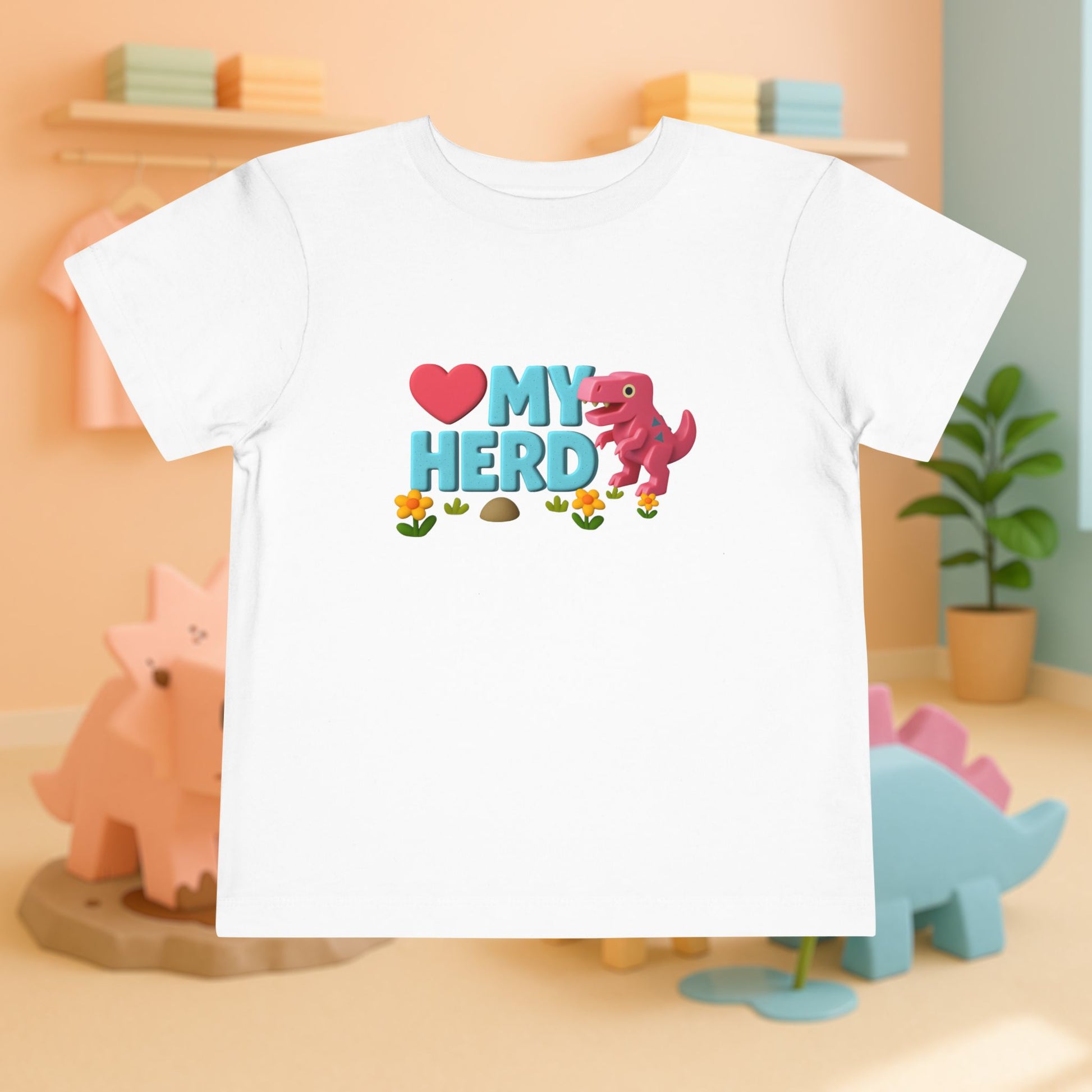 LOVE My Herd - Double-sided Toddler Dinosaur Tee