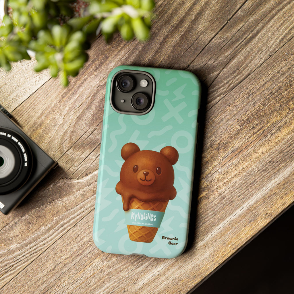 Brownie Bear: ICE CREAM SHOPPE | Sweet & Tough Phone Case