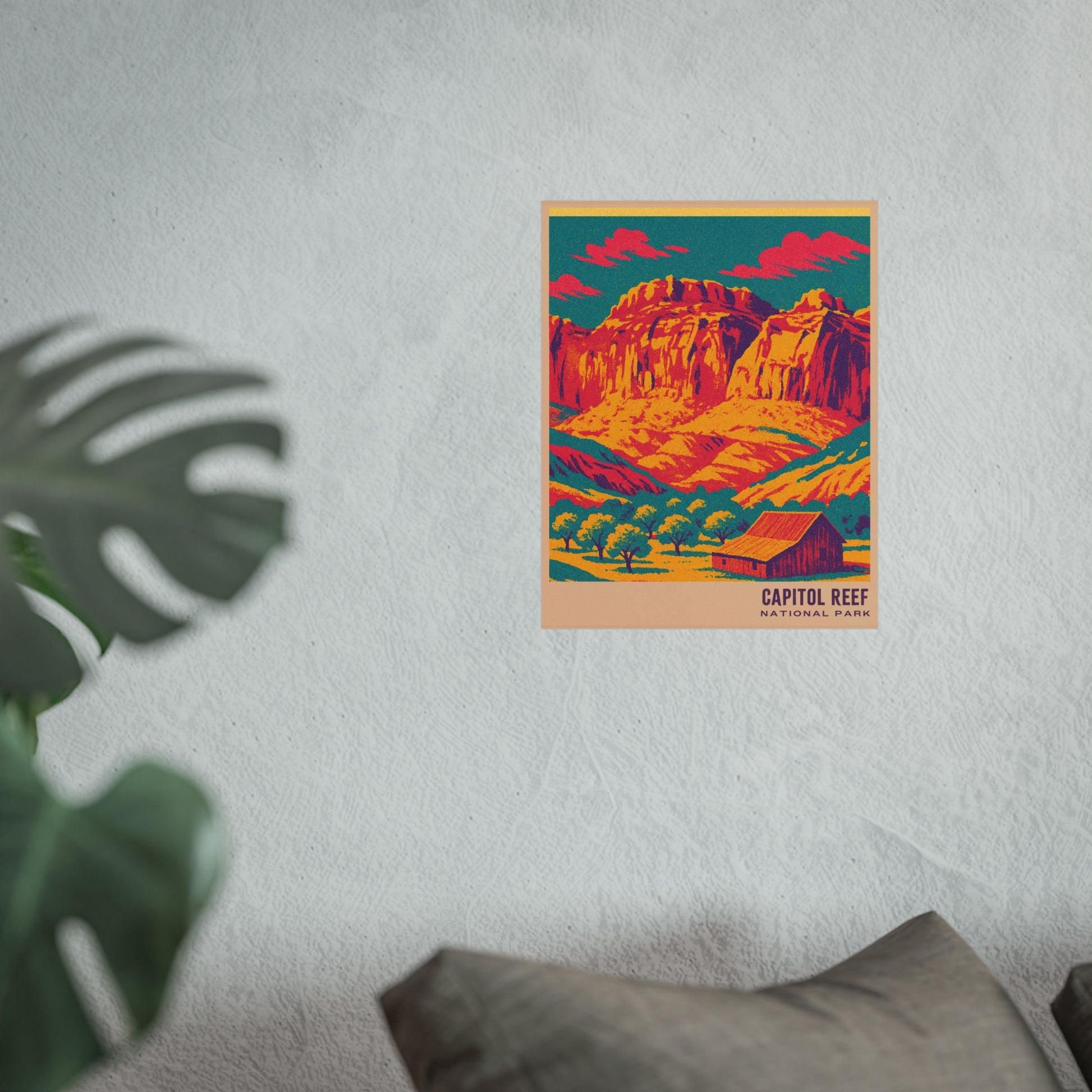 Capitol reef National Park Poster : VINTAGEGRAPH Collection
