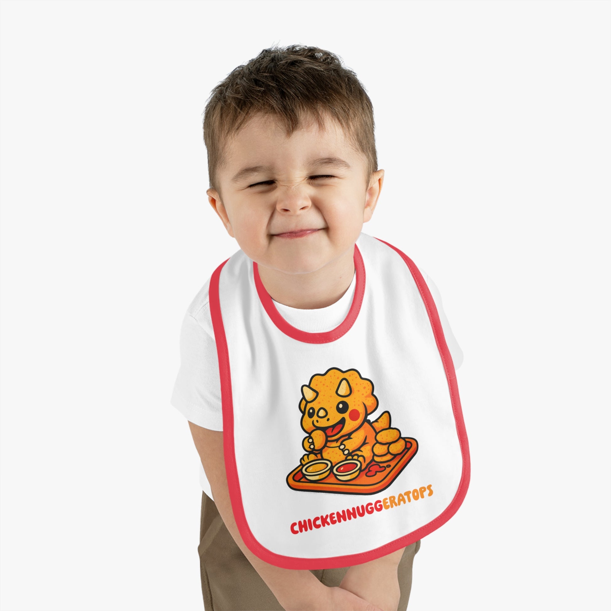 Chickennuggeratops Baby Bib