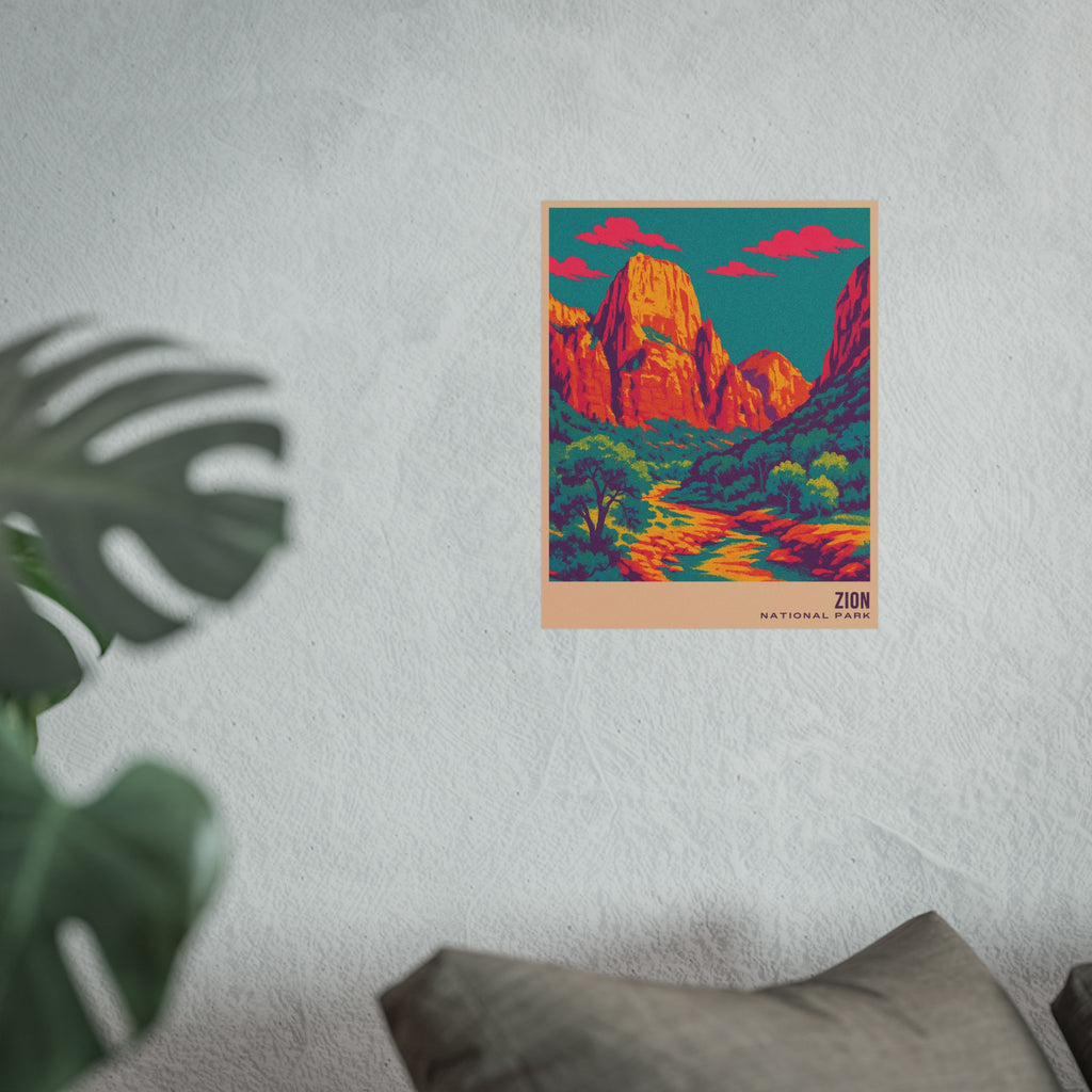 Zion National Park Poster : VINTAGEGRAPH Collection