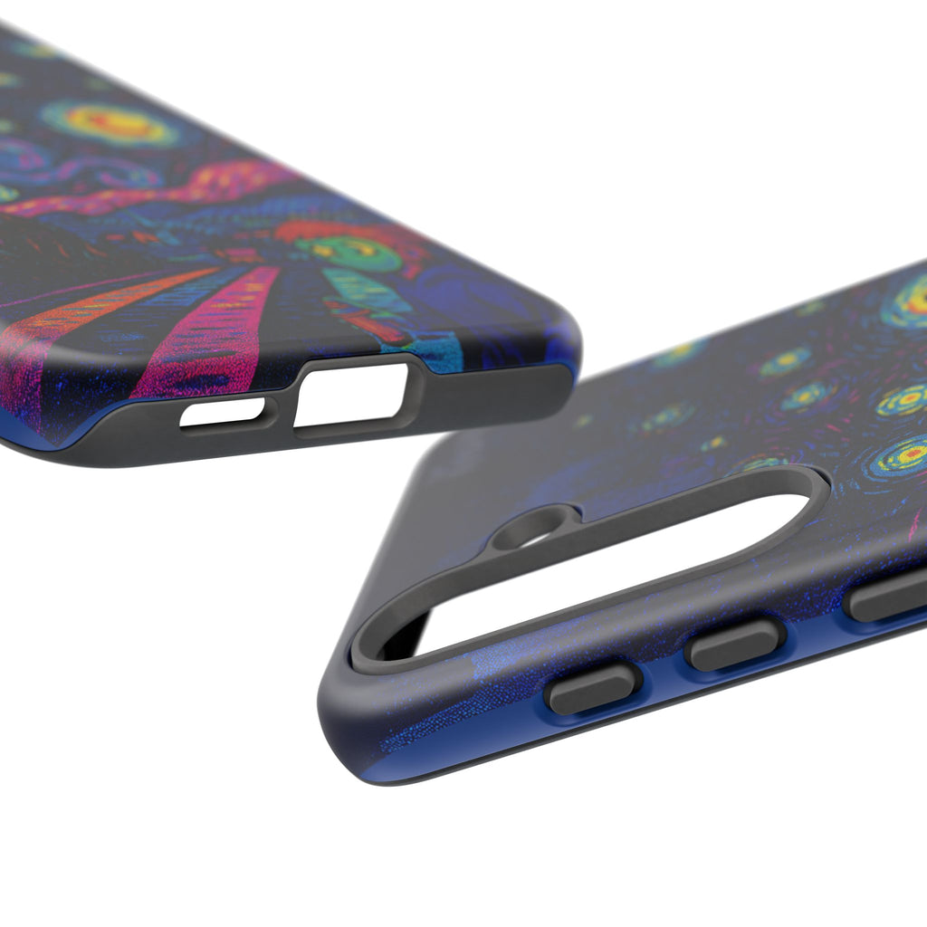 Starry Artist Phone Case | Van Gogh-Inspired Masked Art | Bold Indie Aesthetic Cover for iPhone & Samsung