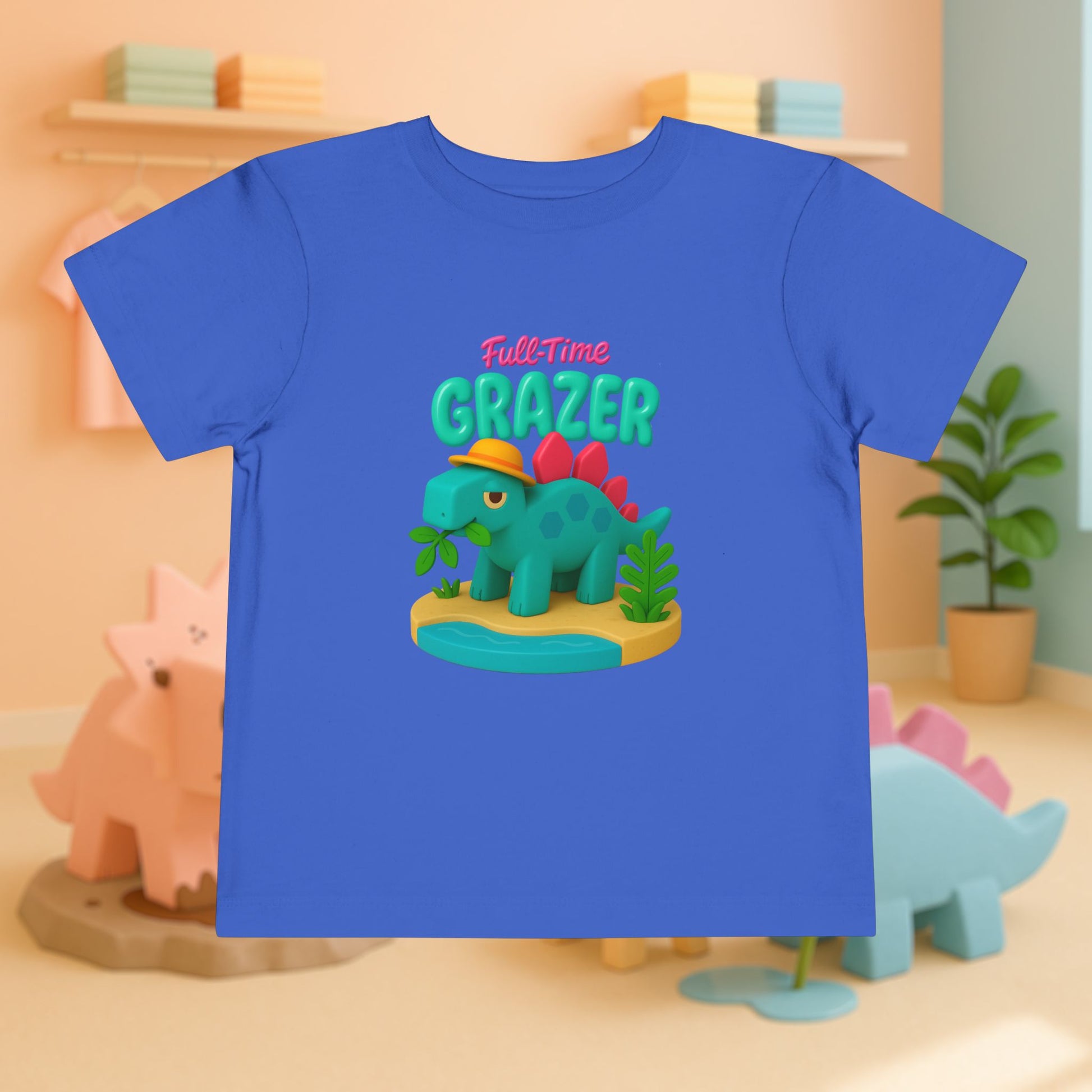 Full-Time Grazer! Steve the Stegosaurus | Toddler Dinosaur Tee