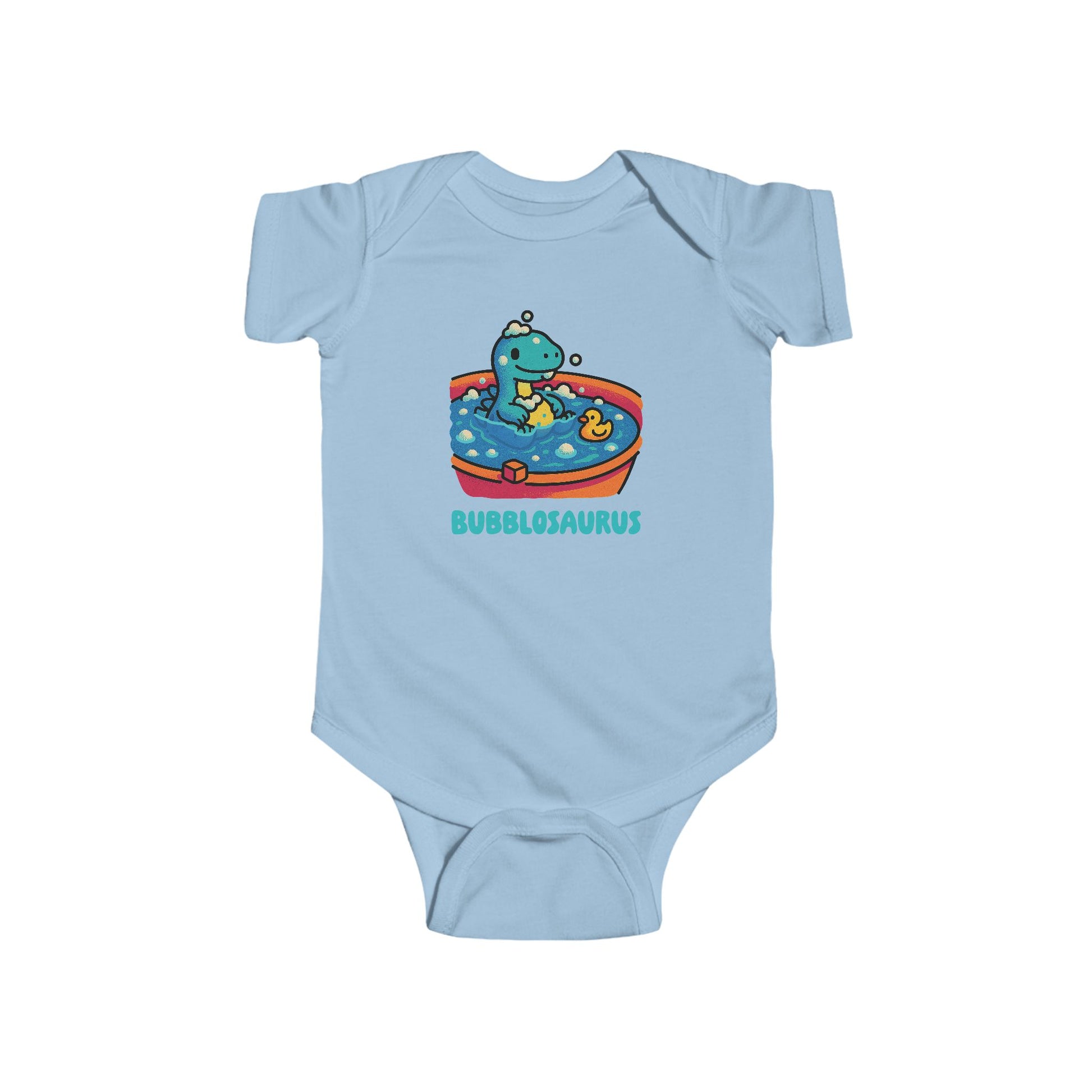 Bubblosaurus Baby Onesie | DYNOSAWR Series | Cute Bath-Time Dinosaur Infant Bodysuit, Baby Shower Gift