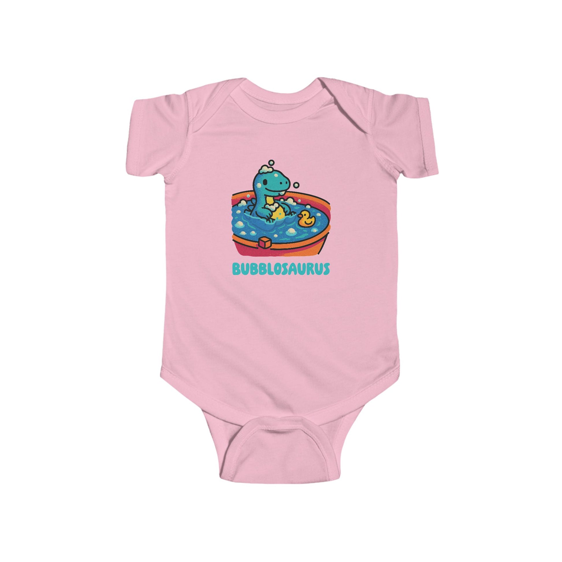 Bubblosaurus Baby Onesie | DYNOSAWR Series | Cute Bath-Time Dinosaur Infant Bodysuit, Baby Shower Gift