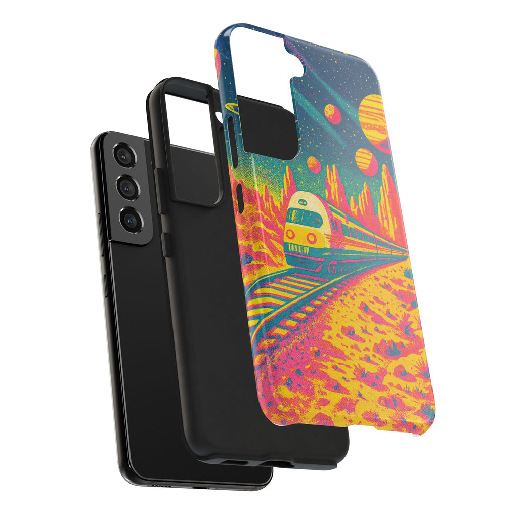 Canyons of Mars Phone Case : VINTAGEGRAPH Collection