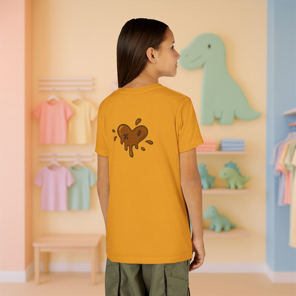 Sweet Melting Bear Youth Tee - Cute Kids T-Shirt, Adorable Gift, Summer Vibes, Ice Cream Theme, Birthday Outfit