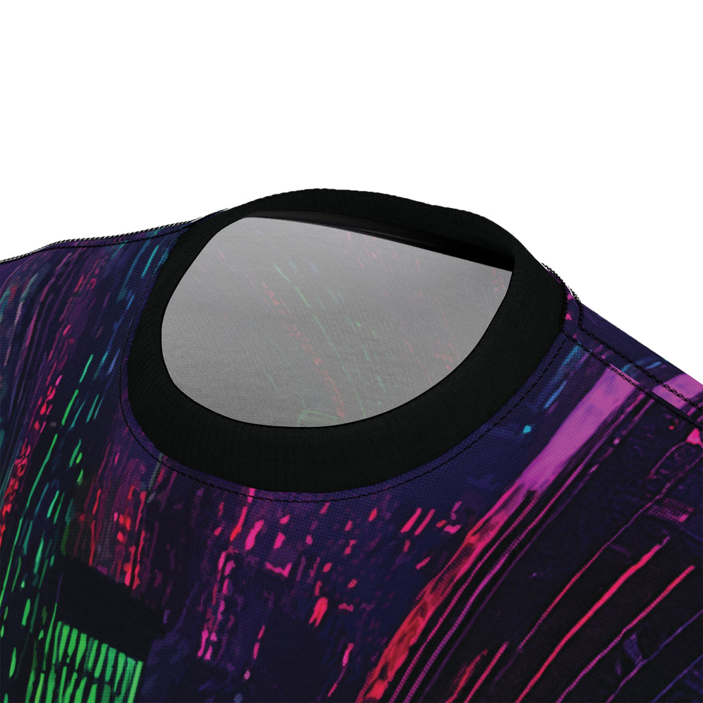 Neon Descent Cyberpunk Tee