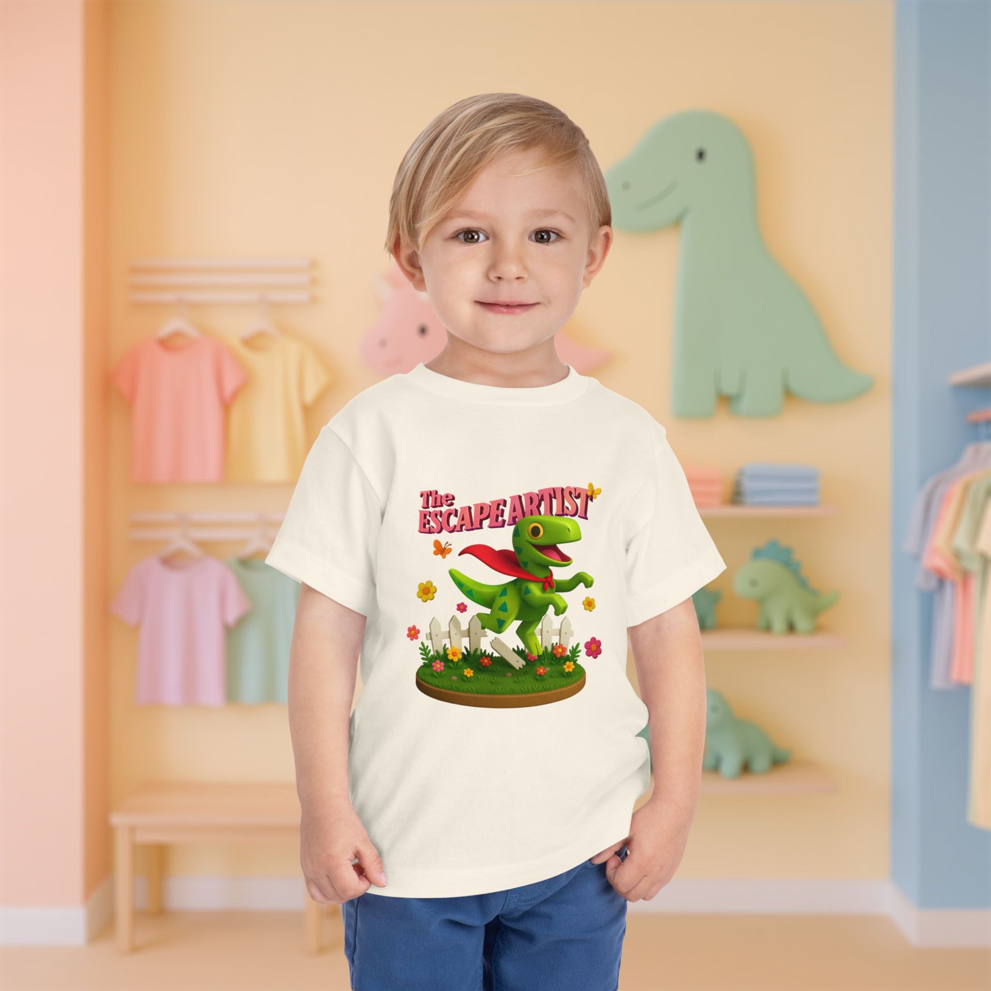 The Escape Artist, Velissa the Velociraptor | Toddler Dinosaur Tee