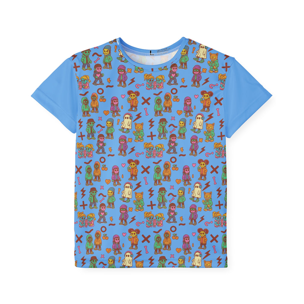 Kid's Pattern Sports Jersey - Kreepy Kyds
