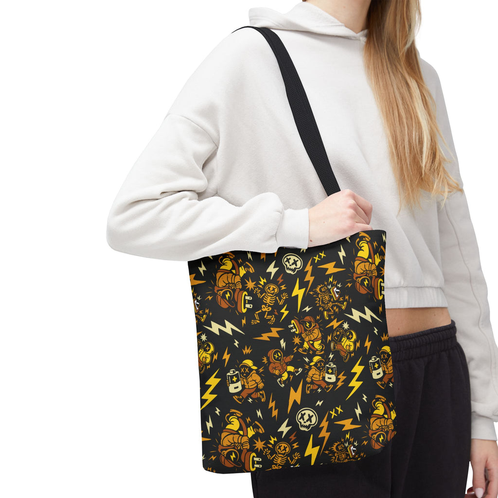 Electric Kreepy Kyds Pattern Tote Bag