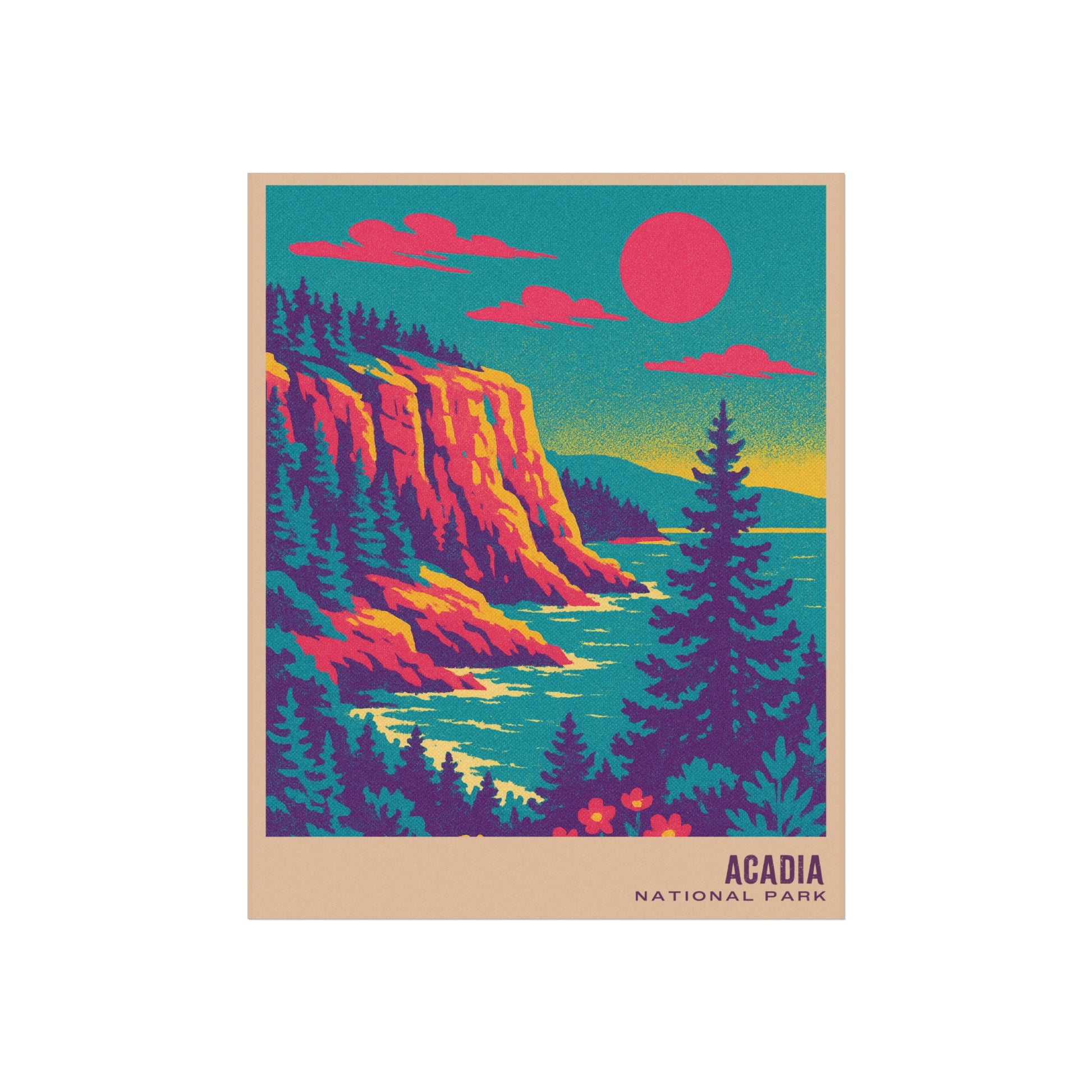 Arcadia National Park Poster : VINTAGEGRAPH Collection