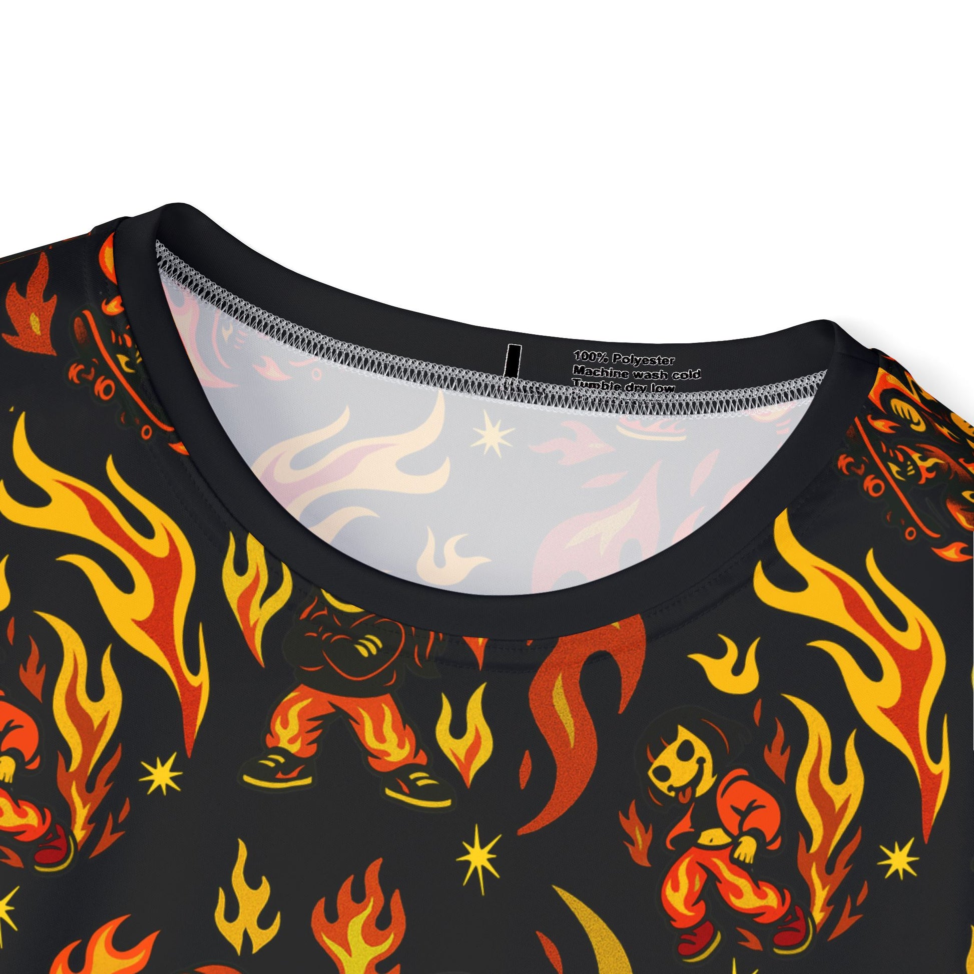 Men's FLAME Sports Jersey : Kreepy Kyds Pattern