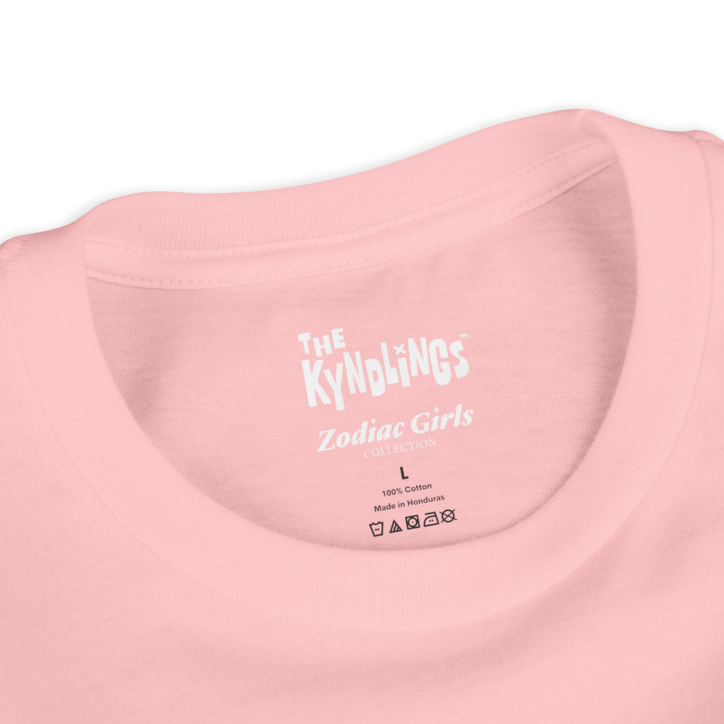 Sagittarius Zodiac Girl Youth T-Shirt | Astrology Gift for Kids | Cute Zodiac Sign Tee