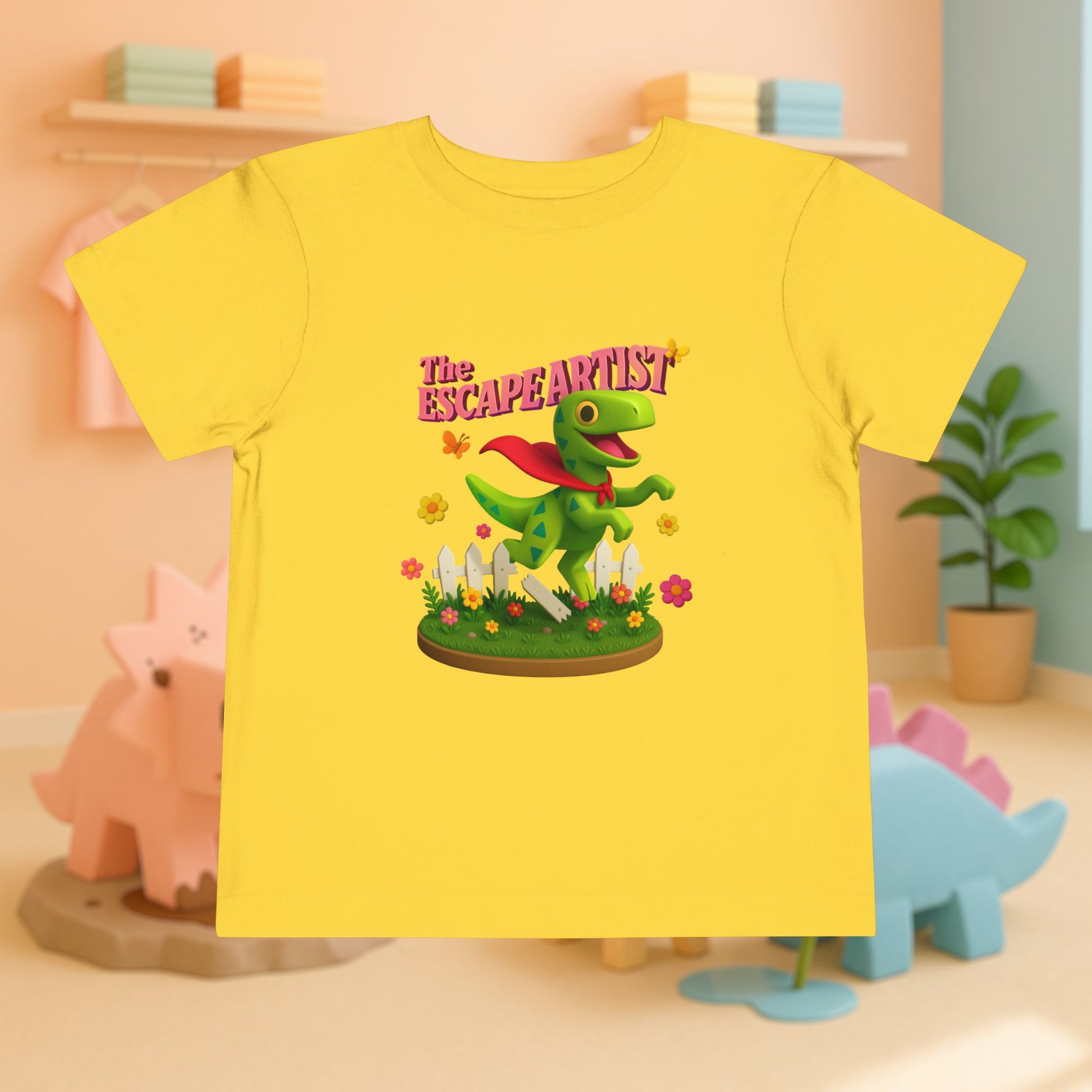 The Escape Artist, Velissa the Velociraptor | Toddler Dinosaur Tee