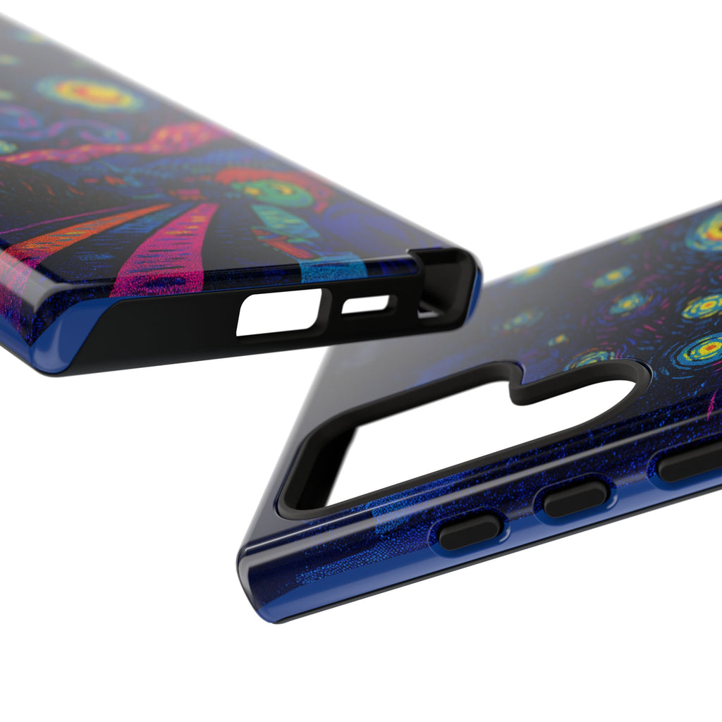 Starry Artist Phone Case | Van Gogh-Inspired Masked Art | Bold Indie Aesthetic Cover for iPhone & Samsung