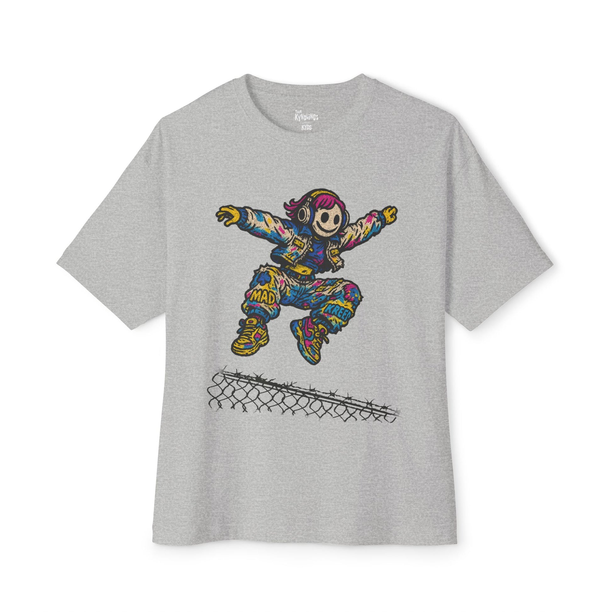 “Get Over It” Jump Shirt Oversized Boxy Tee