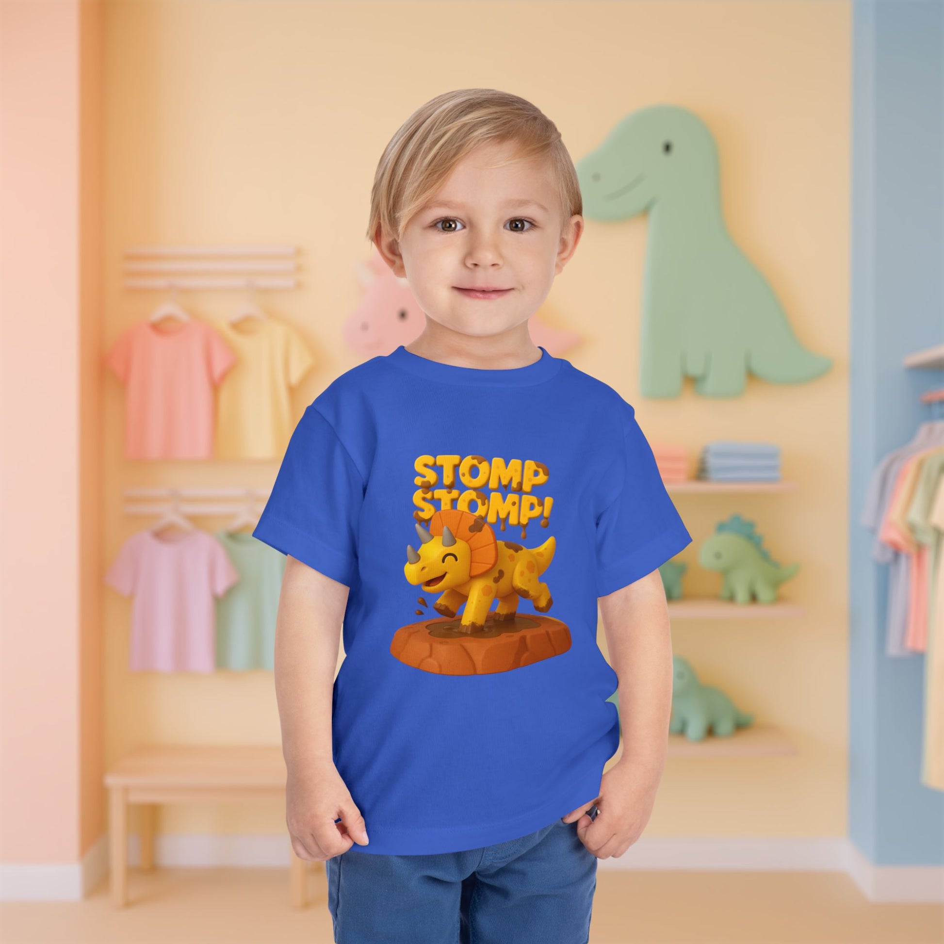 STOMP STOMP! Cera the Triceratops | Toddler Dinosaur Tee