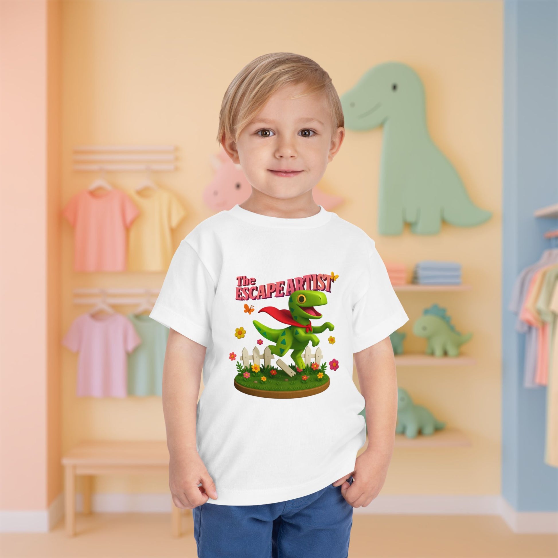 The Escape Artist, Velissa the Velociraptor | Toddler Dinosaur Tee